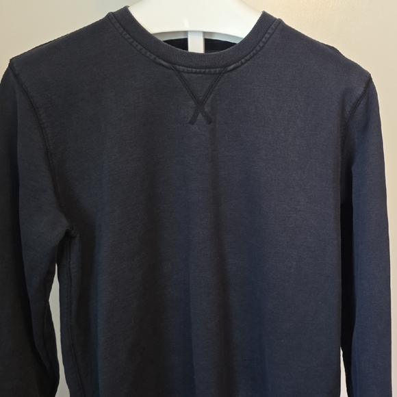 Everlane Uniform Black Crewneck Sweater 100% Cotton - Picture 8 of 9